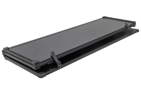 Крышка кузова РИФ для Dodge Ram 2019, трёхсекционная 1762х1791/1708 мм, алюминиевая, черная (5,8 ft)