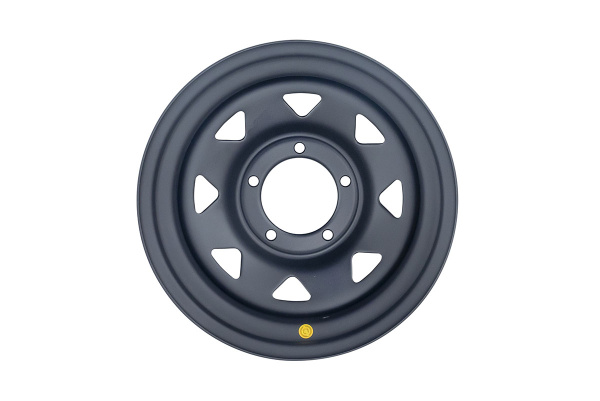 Диск усиленный УАЗ стальной черный 5x139,7 8xR16 d110 ET-19 (треуг. мелкий)