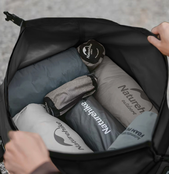 Гермосумка Naturehike 90 л ПВХ (черная)