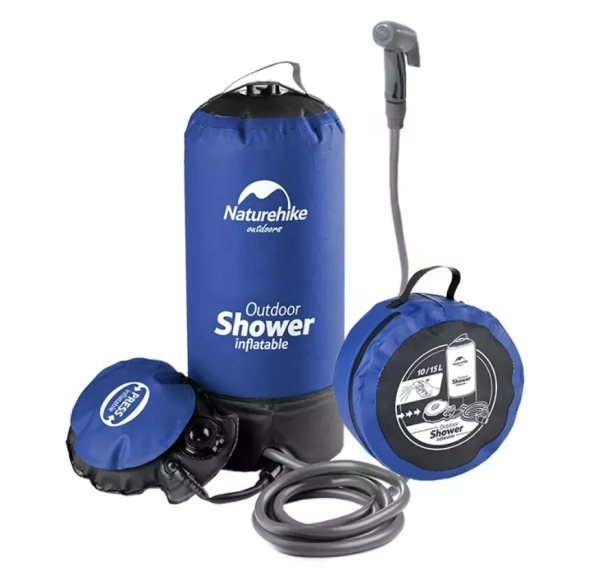 Душ кемпинговый Naturehike с ножным насосом Душ кемпинговый Naturehike с ножным насосом
