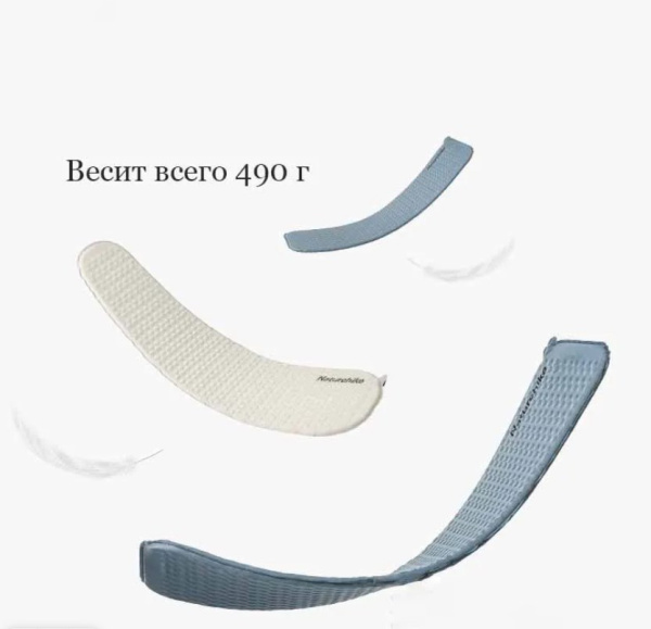 Коврик самонадувающийся Naturehike, 185x55x3,5 см, синий