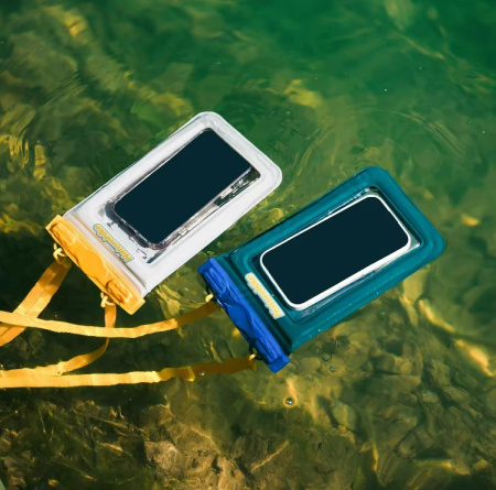 Гермочехол Naturehike плоский для телефона 23х13,5 см., зеленый