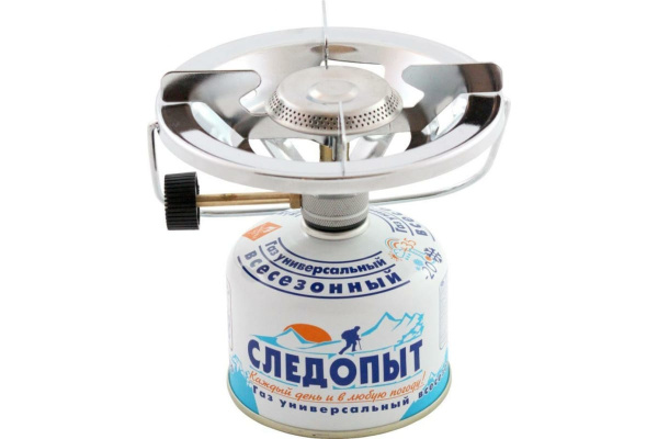 Горелка газовая портативная СЛЕДОПЫТ "Горящая Чаша" резьбовой баллон