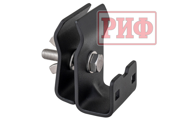 Кронштейны для крепления лопаты к алюминиевому багажнику (платформе) РИФ