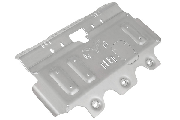 Защита Falcon радиатора, картера, РК, КПП для Toyota Land Cruiser Prado 250, (2.4T бензин), алюминий 8 мм