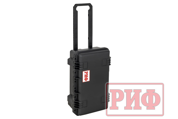 Кейс защитный ударопрочный РИФ 551x358x226 мм на колесах с телескопической ручкой IP67