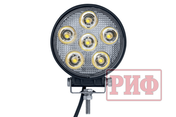 Фара светодиодная рабочего света РИФ D116 мм 18W Фара светодиодная рабочего света РИФ D116 мм 18W
