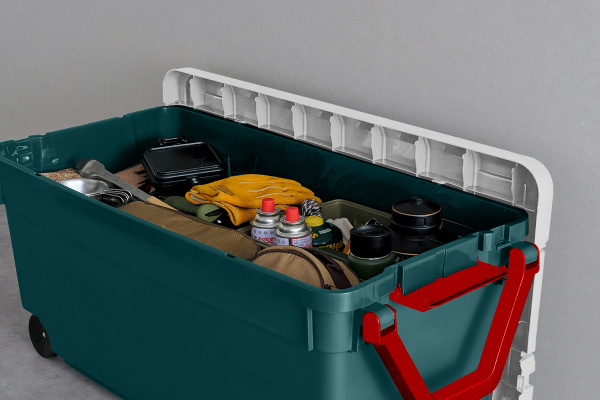 Ящик экспедиционный IRIS RV BOX 1000R, серо-зеленый, 160 литров 100x50x50 см.