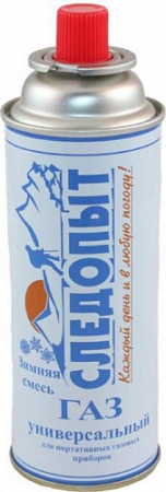 Баллон газовый цанговый СЛЕДОПЫТ 220 гр зимний