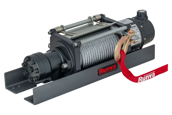 Лебёдка гидравлическая двухскоростная Runva 13000 lbs 5896 кг