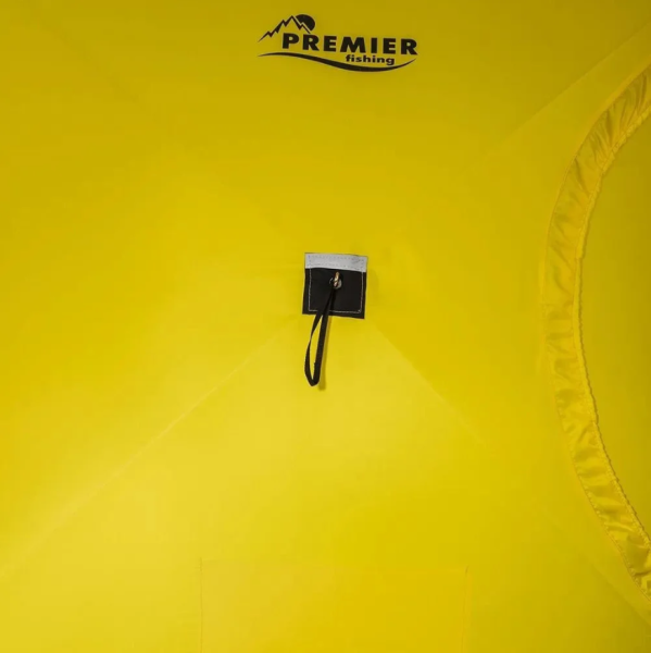 Палатка зимняя PREMIER Куб-2, желтый/серый