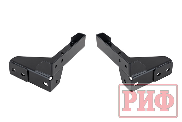 Бампер РИФ силовой задний УАЗ Буханка с фонарями, возможностью установки фаркопа, стандарт