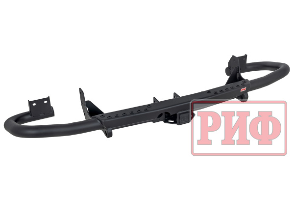 Бампер РИФ силовой задний УАЗ Патриот 2015+ с квадратом под фаркоп, стандарт Бампер РИФ силовой задний УАЗ Патриот 2015+ с квадратом под фаркоп, стандарт