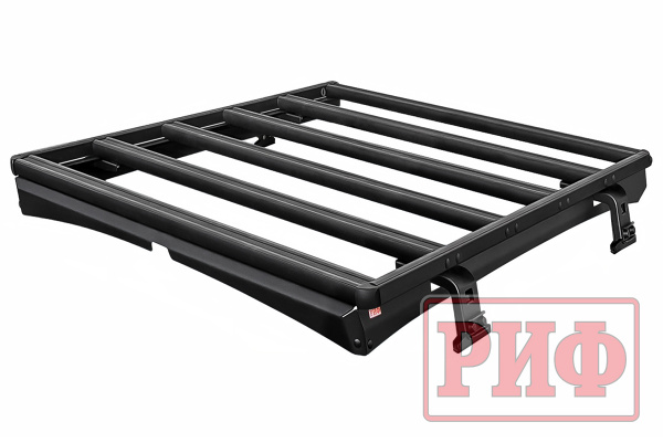 Багажник экспедиционный (платформа) алюминиевый РИФ 1250x1510 мм для ВАЗ Нива (с крепежом)