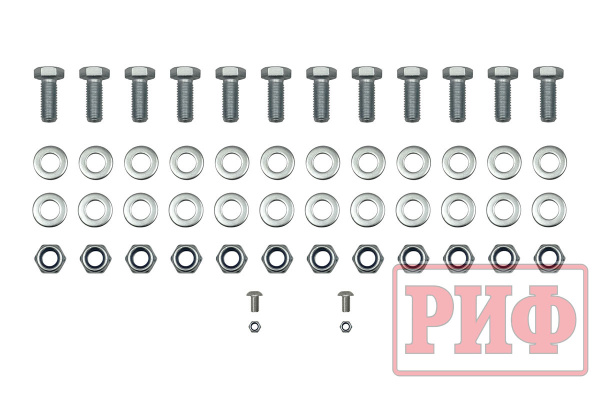 Площадка РИФ под лебёдку в штатный бампер Ford F350
