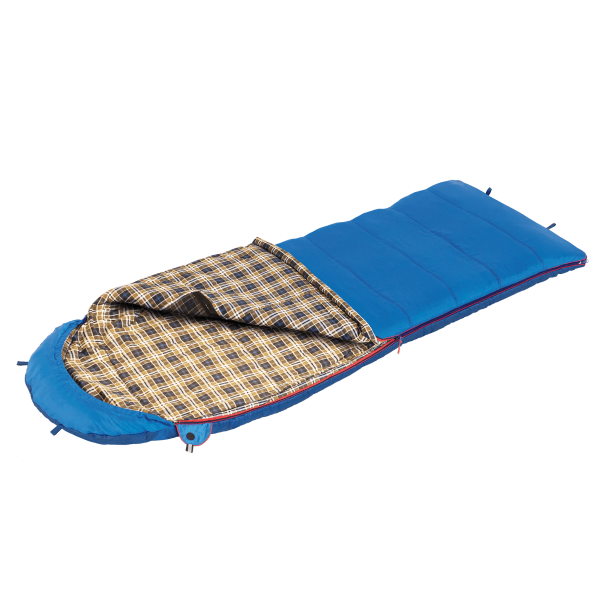 Мешок спальный BTrace Duvet (Правый, Серый/Синий), (ТК: 0C)