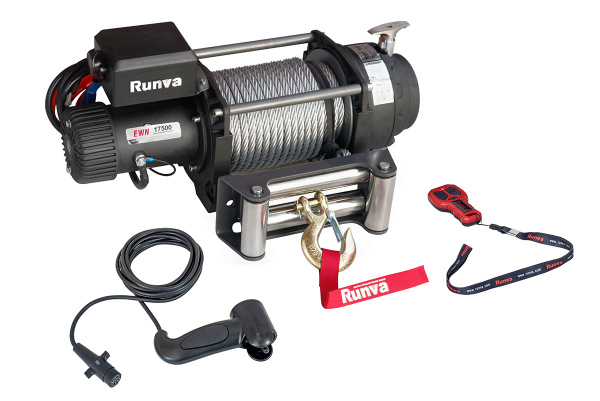 Лебёдка электрическая (индустр.) 12V Runva EWN17500U 7930 кг