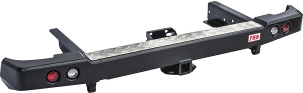 Бампер РИФ задний УАЗ Патриот (пикап) с фаркопом и фонарями лифт