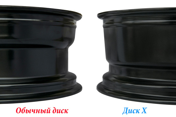Диск усиленный УАЗ стальной черный 5x139,7 8xR16 d110 ET+20 (треугольник мелкий)
