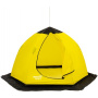 Палатка-зонт зимняя HELIOS NORD-2 с дышащим верхом (желтый/черный)