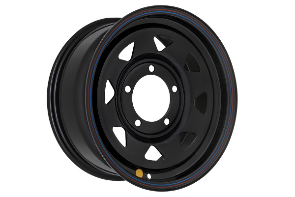 Диск усиленный УАЗ стальной черный 5x139,7 7xR15 d110 ET+25 (треугольник мелкий)