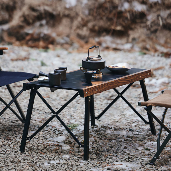 Стол туристический Naturehike IGT складной, 86х43х42 см, черный