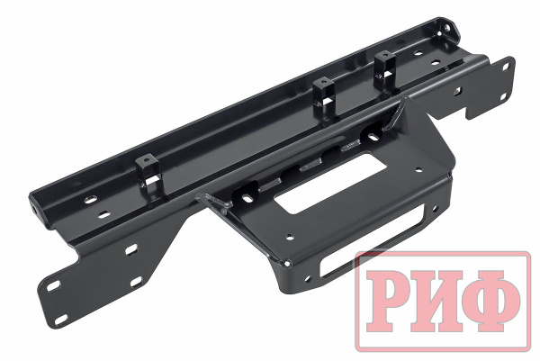 Площадка РИФ под лебёдку в штатный бампер Toyota Hilux 2020+ Black Onyx