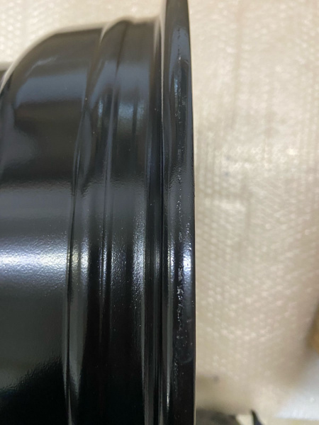 3 Диск усиленный Тойота Ниссан стальной черный 6x139,7 8xR15 d110 ET-25 (треуг. мелкий) (уценка)