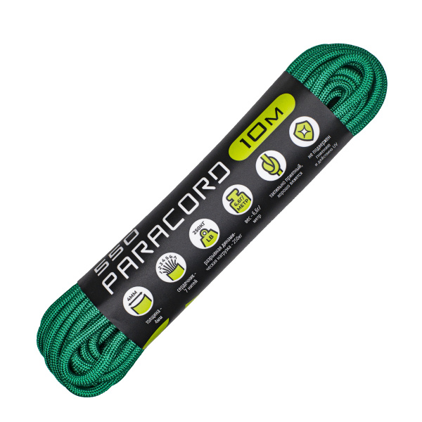 1 Паракорд 550 CORD nylon 10м (emerald green)
