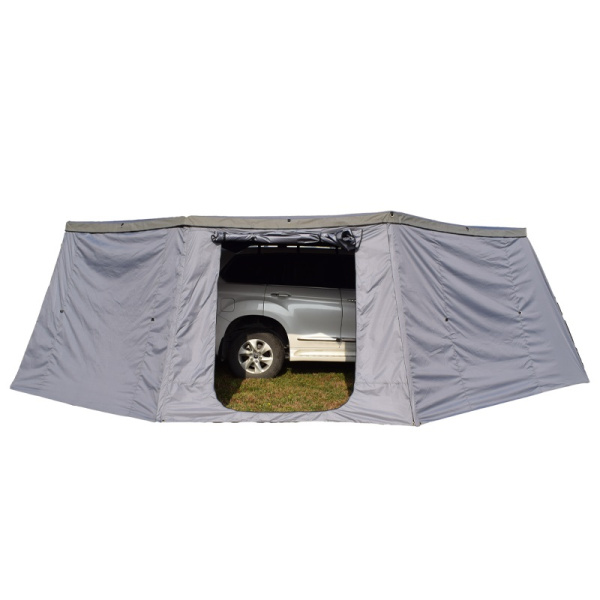 3 Стенки к автомобильной веерной маркизе (тамбур) РИФ 2.3х2 м, (правые) увеличенные