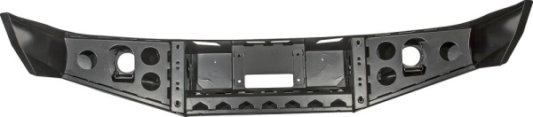 Бампер РИФ силовой передний УАЗ Патриот 2005+ с доп. фарами, без защитной дуги (под парктроник) Бампер РИФ силовой передний УАЗ Патриот 2005+ с доп. фарами, без защитной дуги (под парктроник)