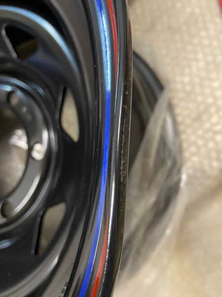 1 Диск усиленный Тойота Ниссан стальной черный 6x139,7 8xR15 d110 ET-19 (треуг. мелкий) (уценка)