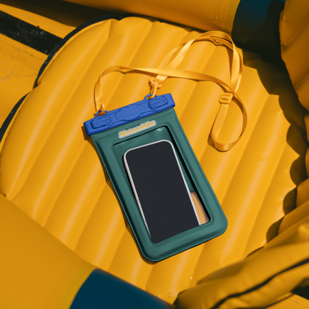 Гермочехол Naturehike плоский для телефона 23х13,5 см., зеленый