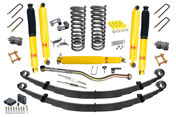 Лифт-комплект РИФ УАЗ Патриот 100 мм жесткий, пост. нагрузка (эл.разд. Divgi Warner или Dymos)