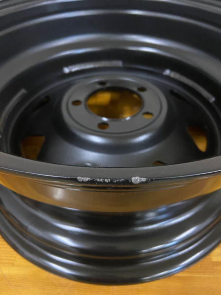 Диск усиленный JEEP стальной черный 5х114,3 7xR16 d84 ET0 (треуг. мелкий)(уценка)