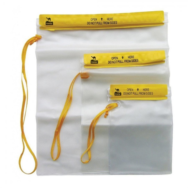 1 Гермопакет TRAMP плоский ПВХ 26,7x35,6 см (Прозрачный)