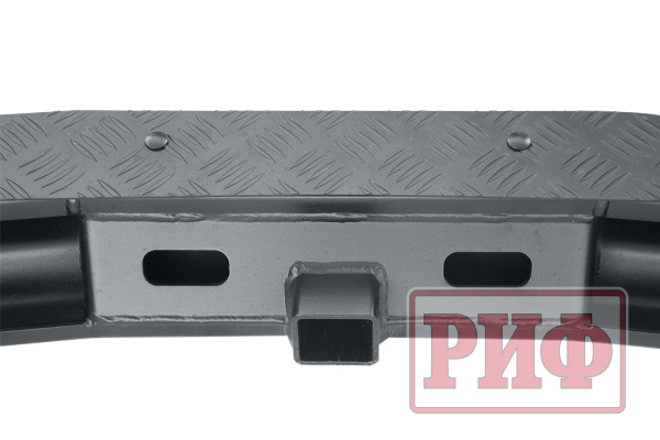 Бампер РИФ задний Mitsubishi Pajero Sport 2015+ c квадратом под фаркоп Бампер РИФ задний Mitsubishi Pajero Sport 2015+ c квадратом под фаркоп