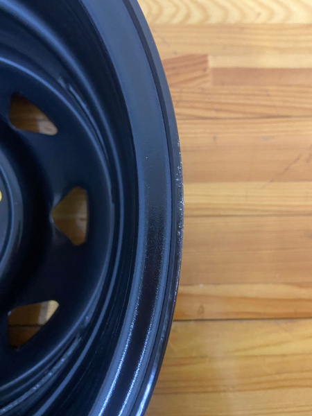 Диск усиленный для ВАЗ НИВА стальной черный 5x139,7 6,5xR15 d98,5 ET+35 (треуг.)(уценка)