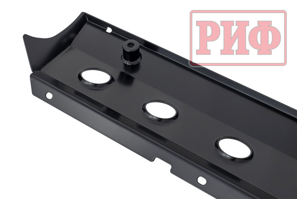 Бампер передний силовой/защита штатного бампера РИФ Renault Duster 2021+ с защитой радиатора