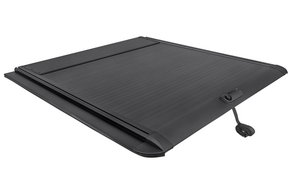 Крышка кузова РИФ для Great Wall Poer KingKong, роллета раздвижная 1610х1570 мм, алюминиевая, черная