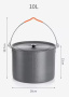 Котелок туристический Naturehike 10 л, алюминий
