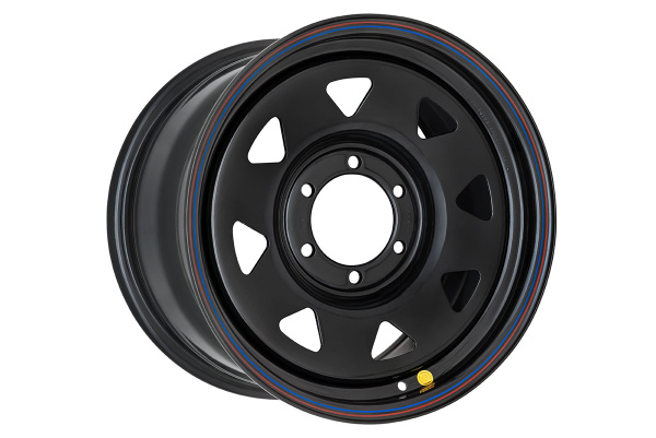 Диск усиленный стальной черный 6x139,7 8xR17 d110 ET+20 (треугольник мелкий)