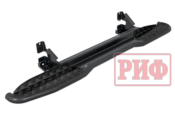 Пороги РИФ силовые Toyota Land Cruiser Prado 150 (чёрные)