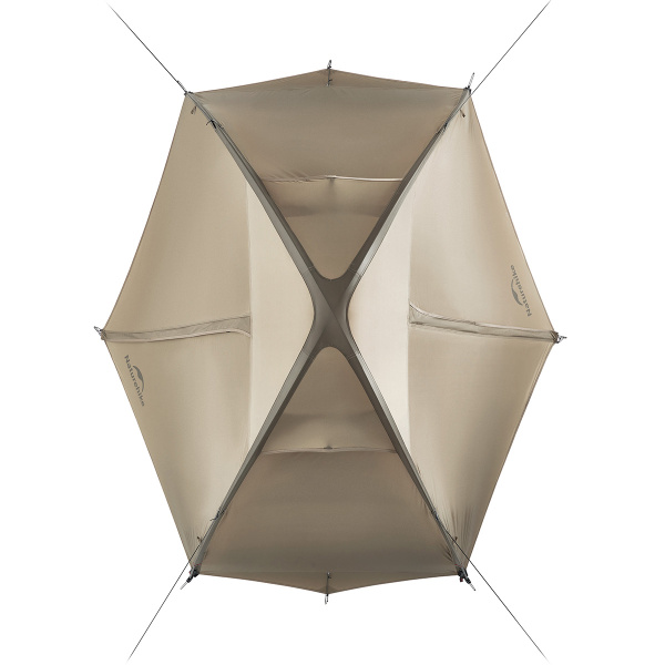 Палатка Naturehike Jiling PRO 2-местная, алюминиевый каркас, сверхлегкая, светло-коричневая