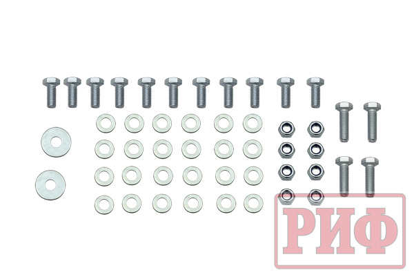 Бампер РИФ силовой передний Mitsubishi Pajero Sport 2015-2020 дизель под площадку для лебёдки RIFPS3-33003