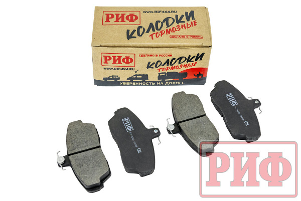 Колодки тормозные передние РИФ ГАЗ Соболь (3302-3501090) Колодки тормозные передние РИФ ГАЗ Соболь (3302-3501090)
