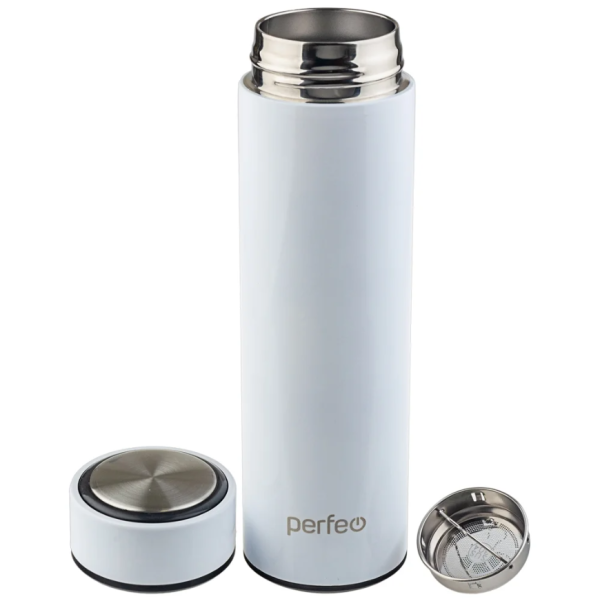 2 Термос PERFEO 450 мл, с термодатчиком, белый 2 Термос PERFEO 450 мл, с термодатчиком, белый