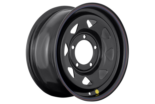 Диск усиленный УАЗ стальной черный 5x139,7 7xR16 d110 ET+30 (треуг. мелкий)