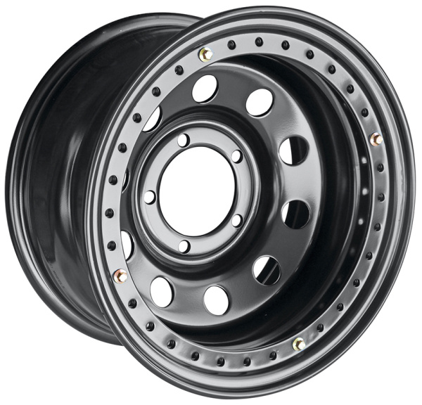 Диск УАЗ крашеный черный 5x139,7 8xR16 d110 с псевдо бедлоком (черный) Диск УАЗ крашеный черный 5x139,7 8xR16 d110 с псевдо бедлоком (черный)