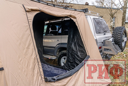 Стенки к автомобильной маркизе РИФ 3Х2.5 м Black Out